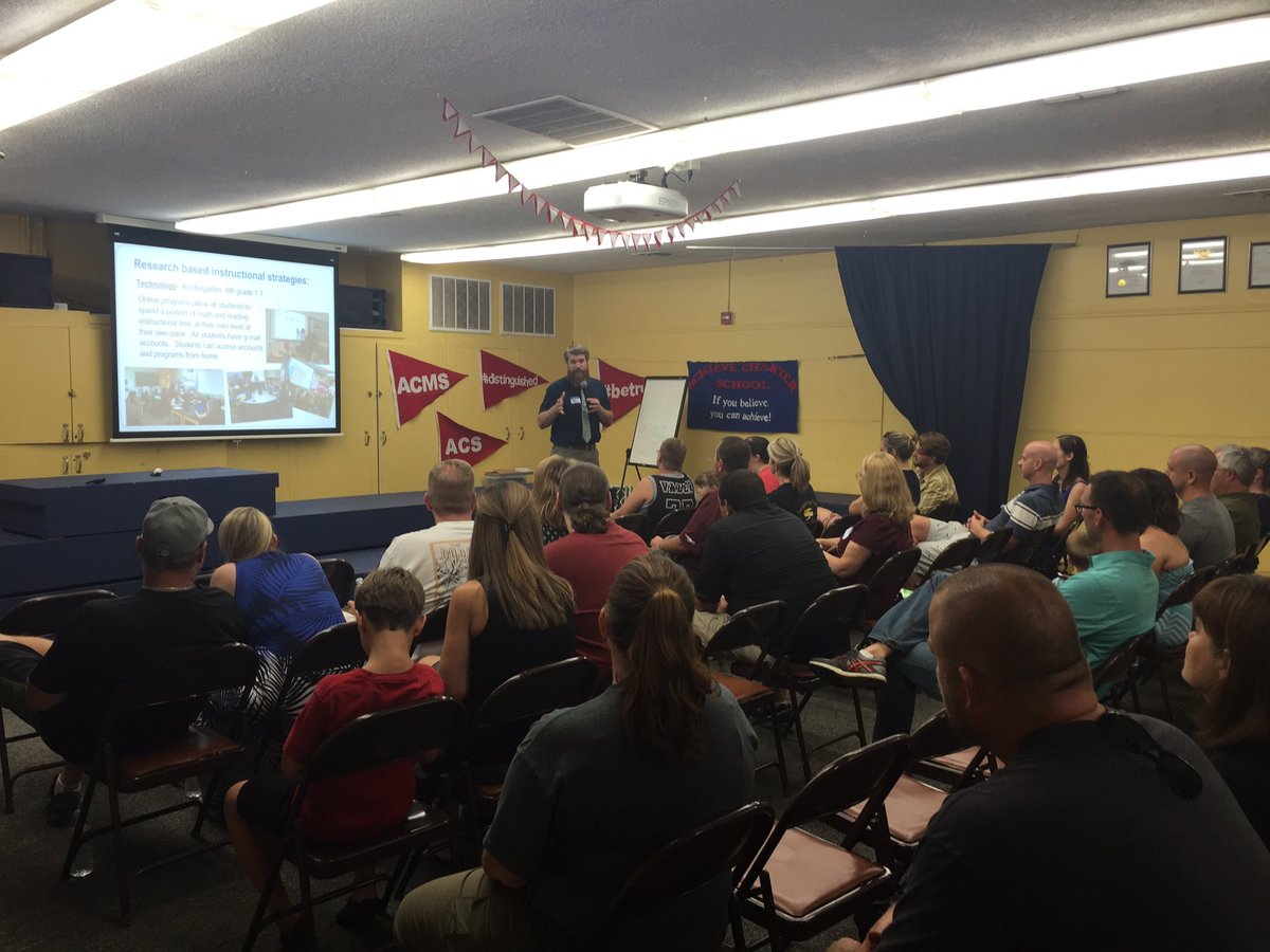 Welcoming new Achieve families at New Parent Orientation tonight! #achievecharter