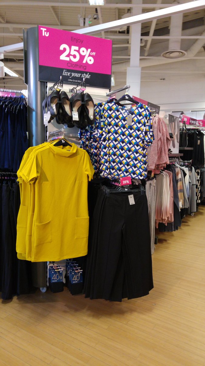 TeamBerryden's tweet photo. Sainsburys Berryden 25% clothing sale is back 
Suns out ，kids are back to school, time to treat yourself😄 https://t.co/DZMXrclDxo
