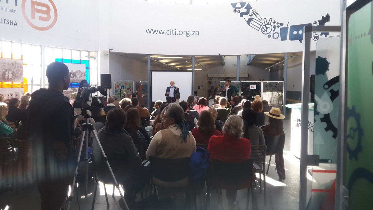 Out at the <a href="/SlowFoodHQ/">Slow Food</a> talk with Carlo Petrini Talking organic Food growing Sustainable/Small Scale agriculture