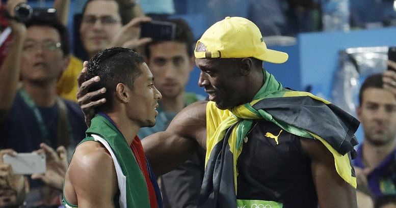 Make it happen! Bolt challenges 400m world record breaker van Niekerk to 300m showdown dailym.ai/2b0iR9K