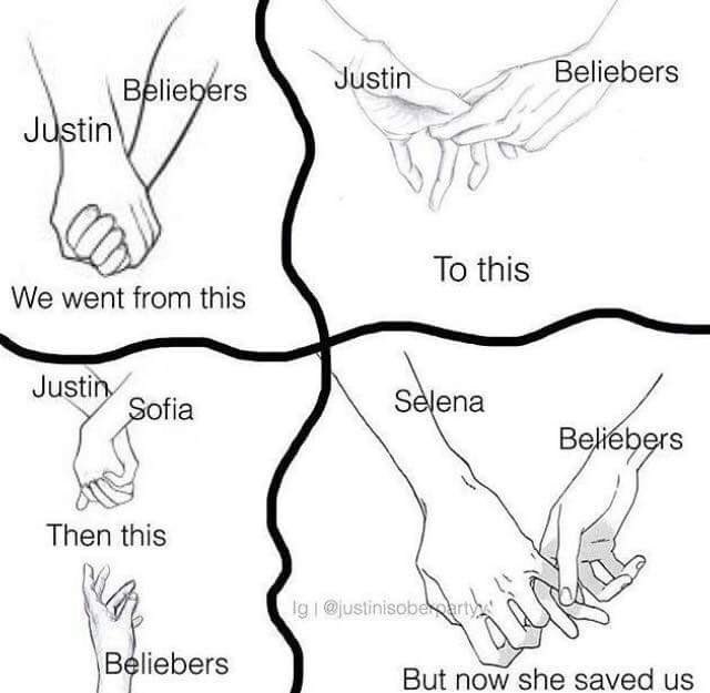 cewekbangetid's tweet photo. #sorryjustinweloveyou ini ilustrasi ttgJustin Bieber, Sofia Richie, Selena Gomez &amp; Beliebers https://t.co/63DamwTbl7 https://t.co/M9HET74HOu