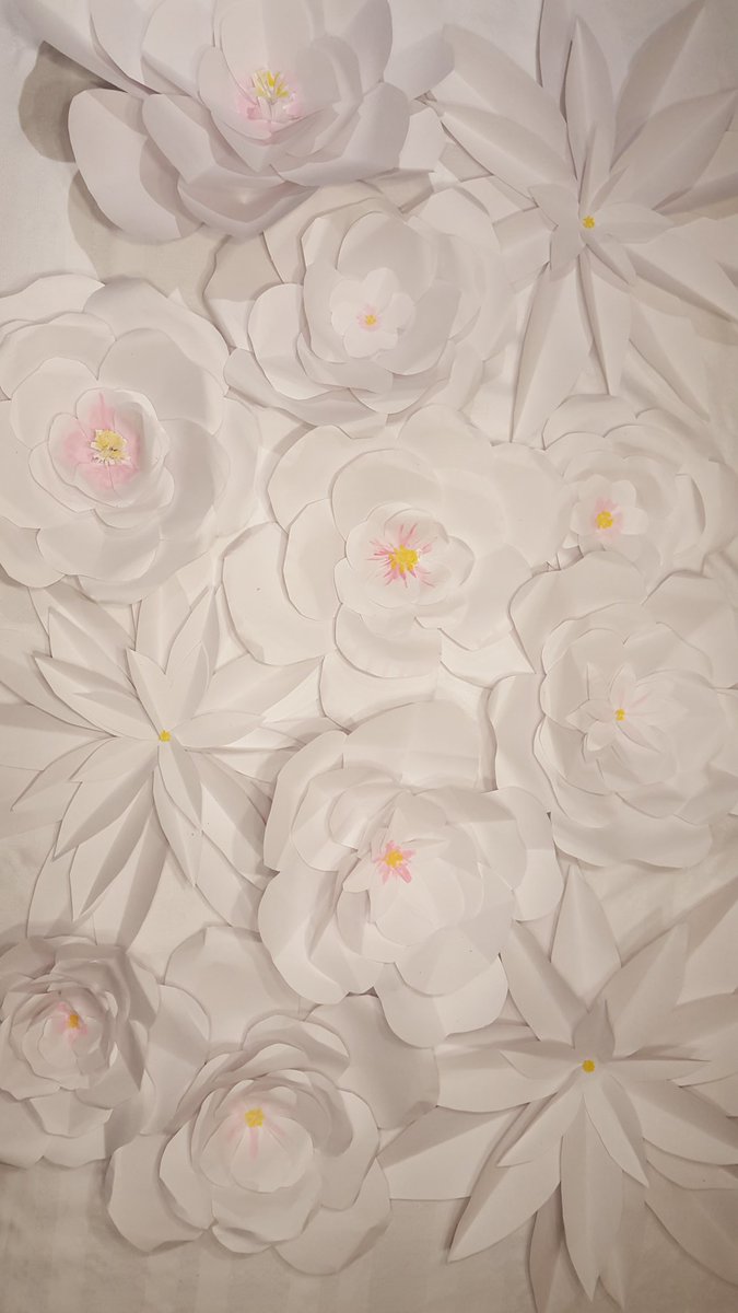Wedding Paper flower decoration.