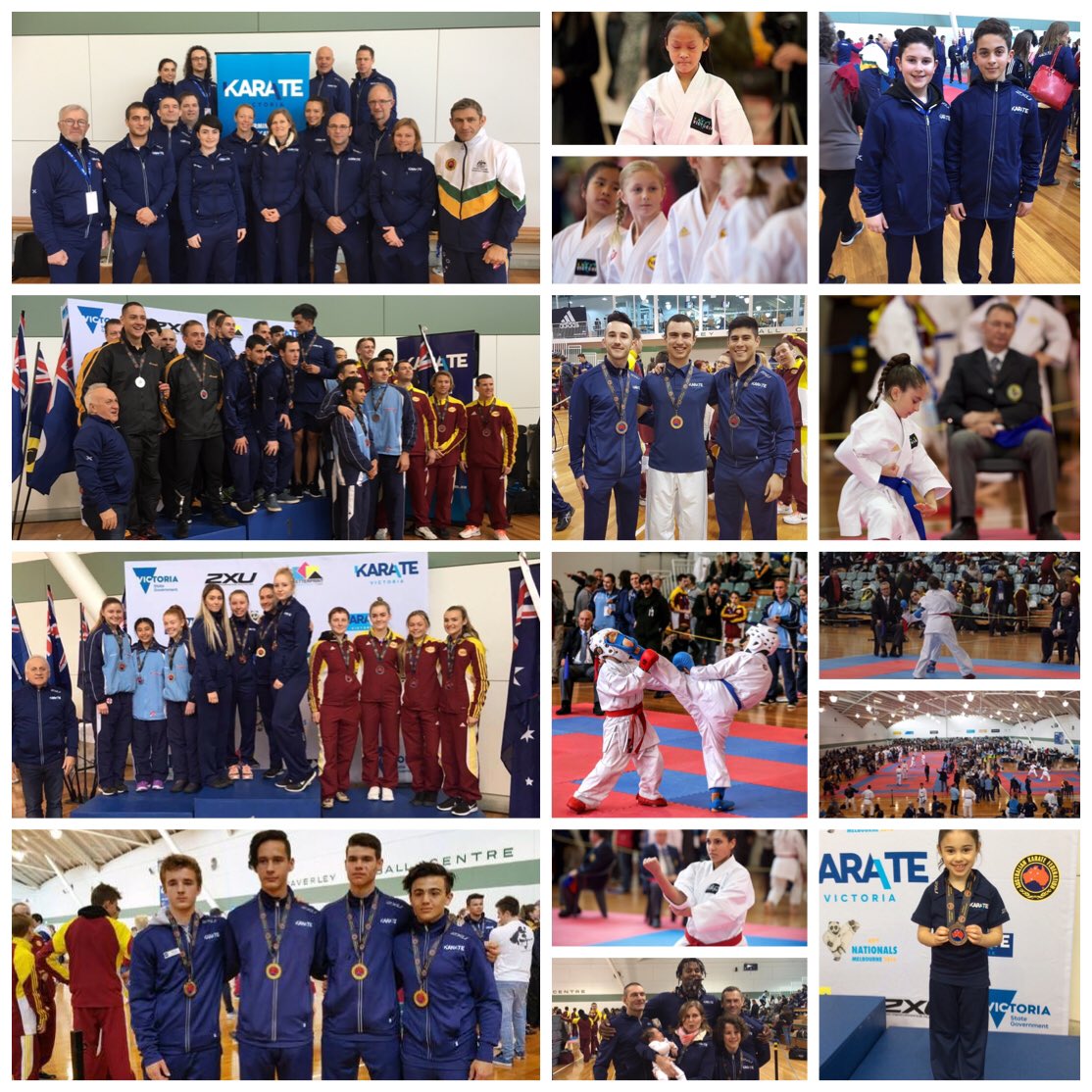 KarateVictoria's tweet photo. 45th #Karate Nationals done! #Victoria premiers again! #Melbourne2016 #DeterminationDedicationDesire #Inspiring https://t.co/cbCLLfOKWN