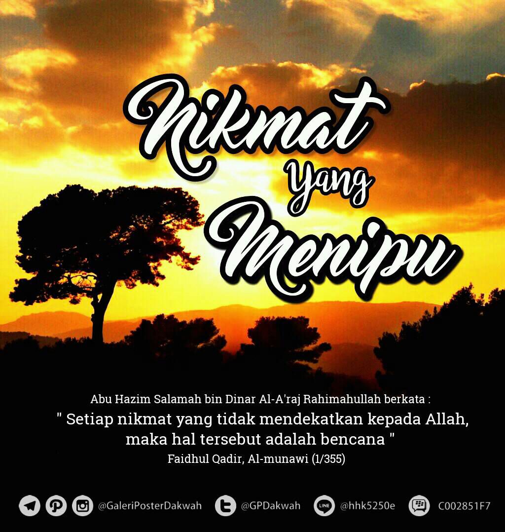 Ushulus_Sunnah's tweet photo. Nikmat yang menipu https://t.co/s3ZZofFYEa