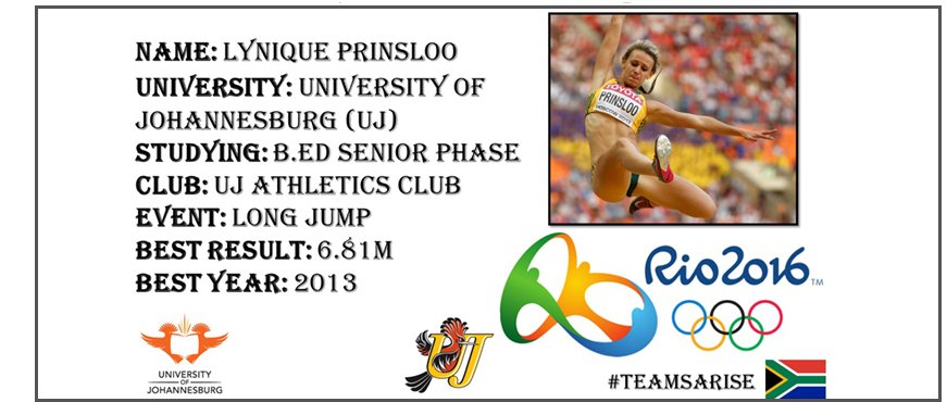 ELI_UJ's tweet photo. Prinsloo’s road to Olympics https://t.co/VzKbK22fRp | #ELIUJ @mediauj https://t.co/uh68UnmGmb