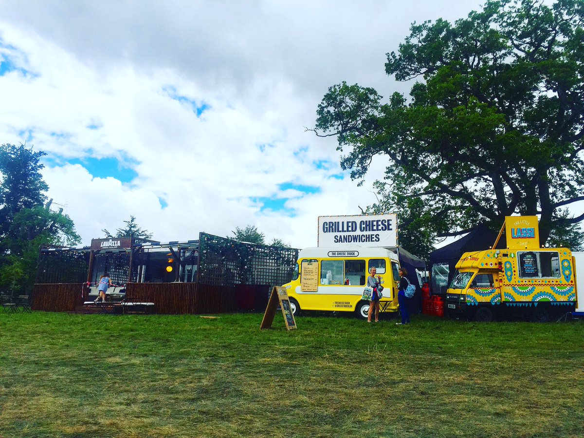 CheeseTruckLDN's tweet image. BOOM! And we're open @WildernessHQ. Find us above the clubhouse next to @LavazzaUK bar...🍸🧀👊🏻