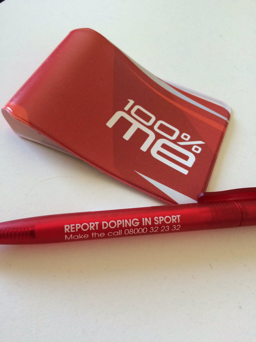 had a great anti-doping talk explaining everything on the subject, very helpful thank you <a href="/ukantidoping/">UK Anti-Doping</a>