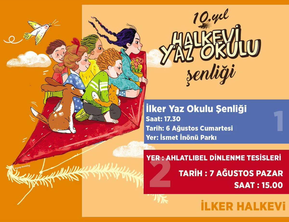 HalkeviAnkara's tweet photo. İlker Halkevi Yaz Okulu çocukları 10.yılında şenliğe çağırıyor #DünyayıVerelimÇocuklara https://t.co/adJqKGOWNB