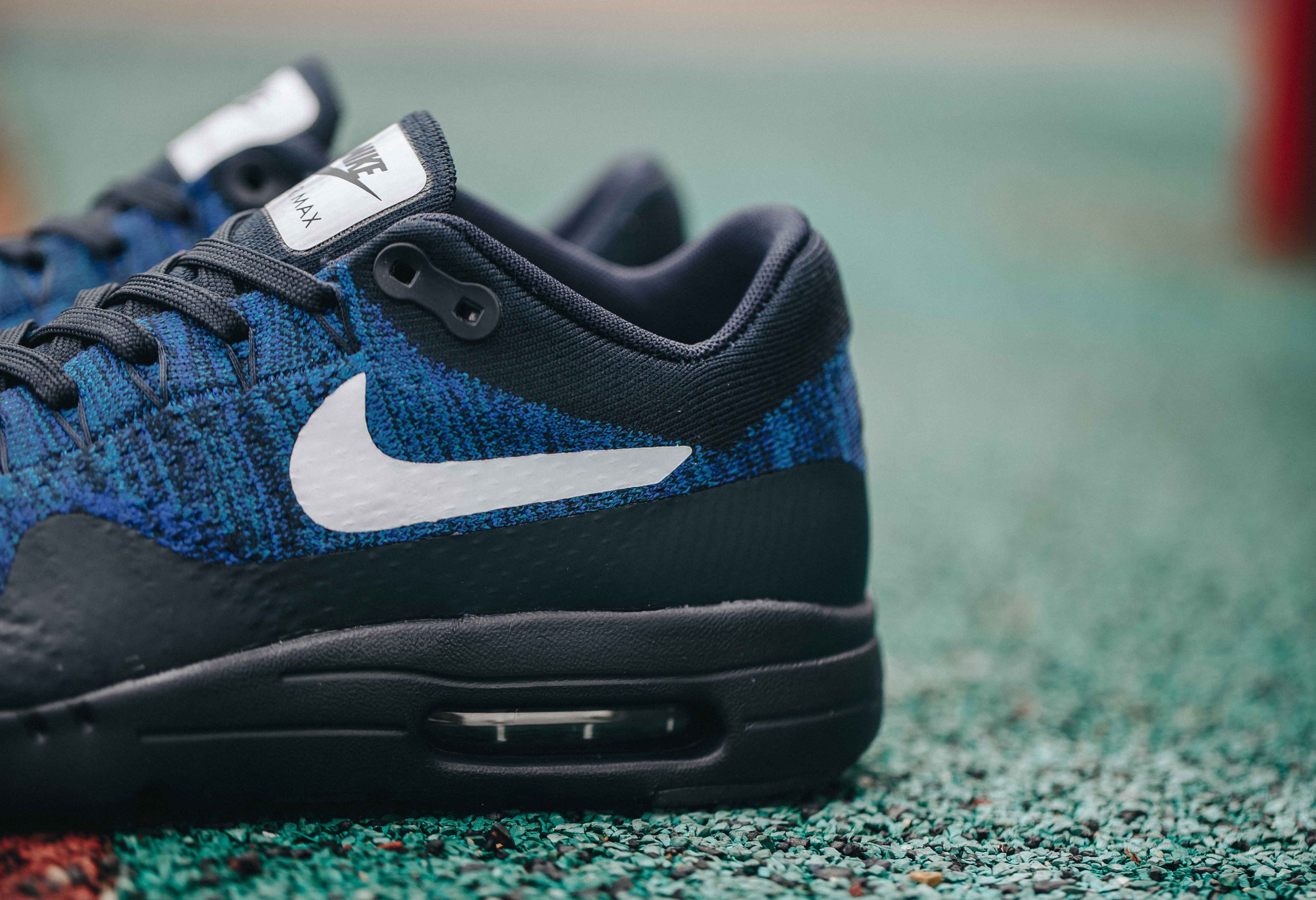Nike air max 1 top ultra flyknit dark obsidian