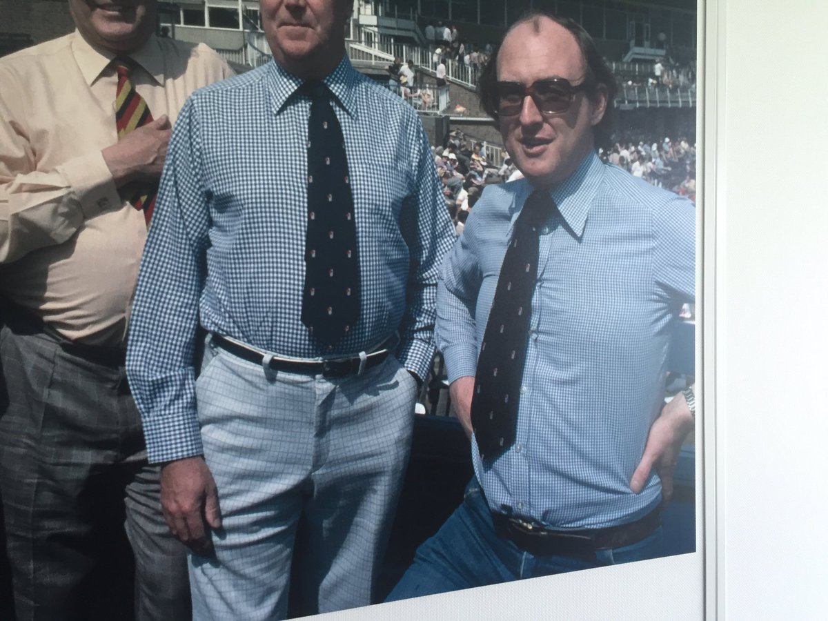 henrymoeranBBC's tweet image. Unbelievable scenes in the @bbctms box, as a photo reveals @blowersh once wore a pair of jeans...!