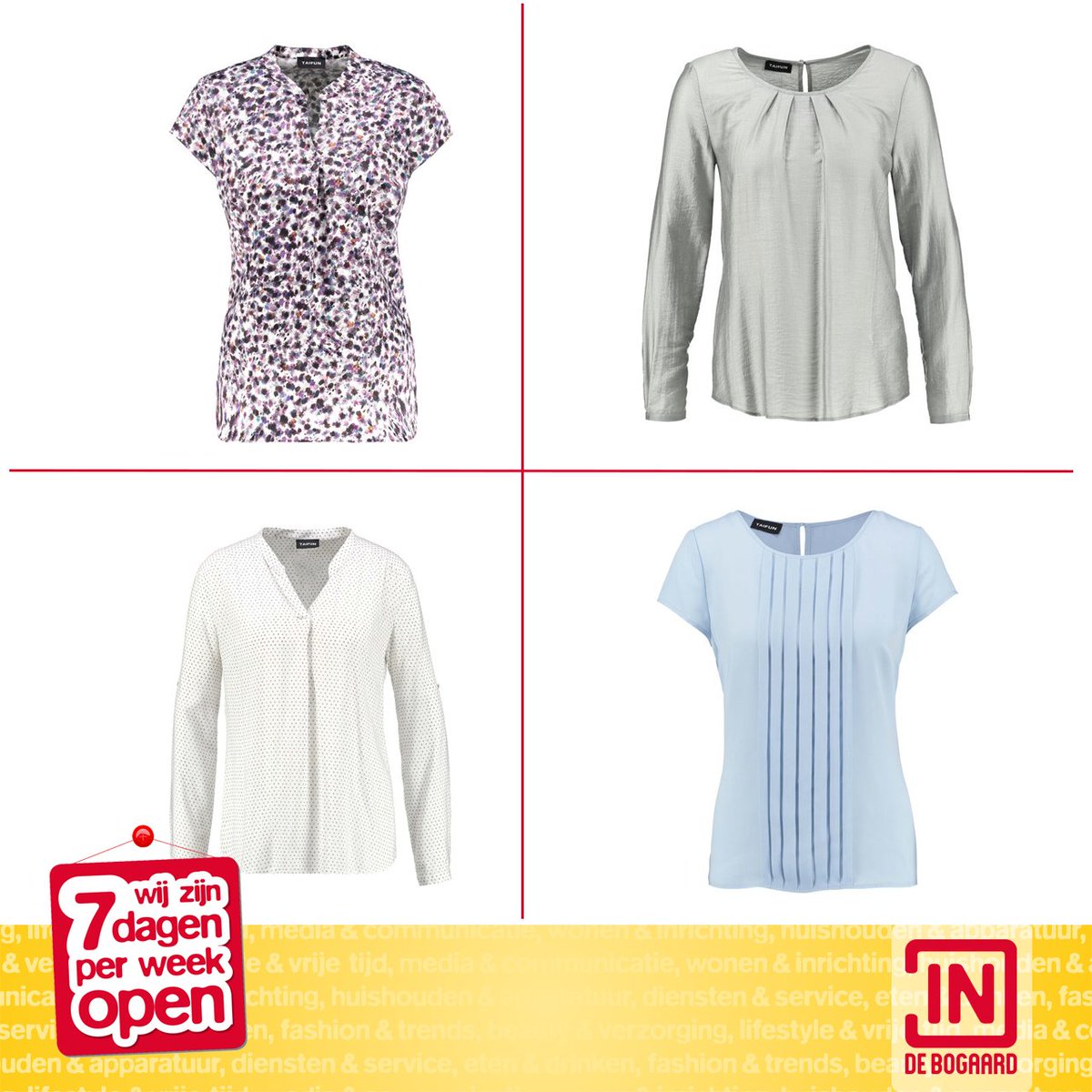 Leuke #blousjes van #Taifun bij #GerryWeber. Welke kies jij? #shoppen #winkelen #damesmode #rijswijk