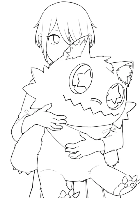 こんなちゃんとした線画描いたのいつぶりだろう… 