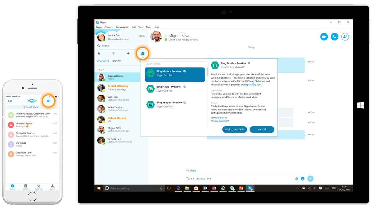 Microsoft adds five new AI chat bots to Skype theverge.com/2016/8/4/12373…