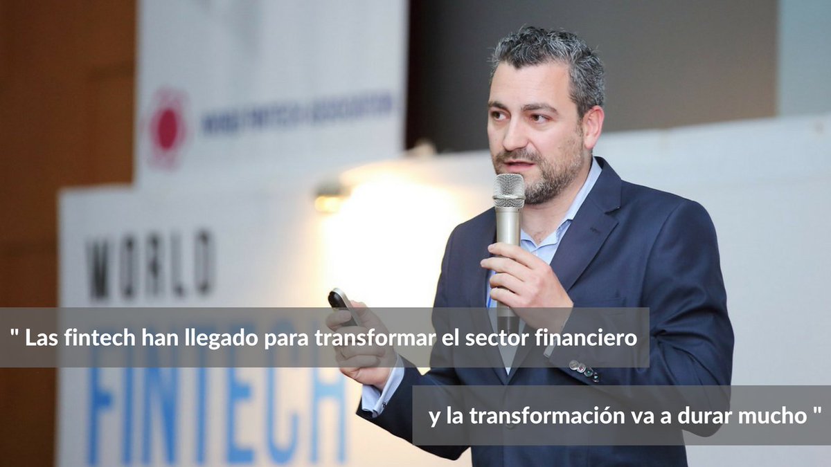 "Las fintech han llegado para transformar el sector financiero" <a href="/rgarciadelacruz/">Rodrigo Garcia Cruz</a> ➡ goo.gl/QpFIum