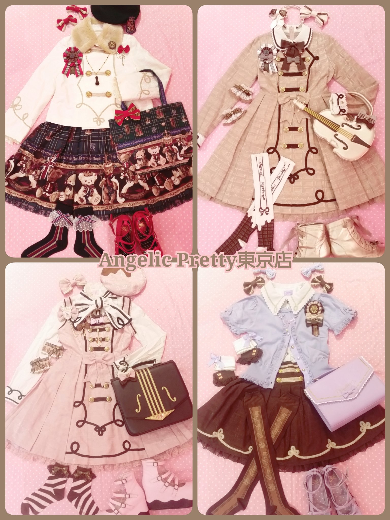 Melty Whip Chocolateワンピース &ベレー Melty Whip Chocolate OP by