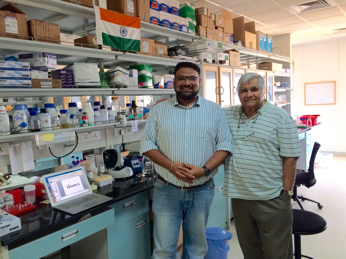 viravecs's tweet photo. Prof Inder Verma Viral Vectors' pioneer visits the lab @CCAMP_Bangalore @PNASNews @salkinstitute @UCSDnews @KIIT_TBI https://t.co/hBE0FK5E35