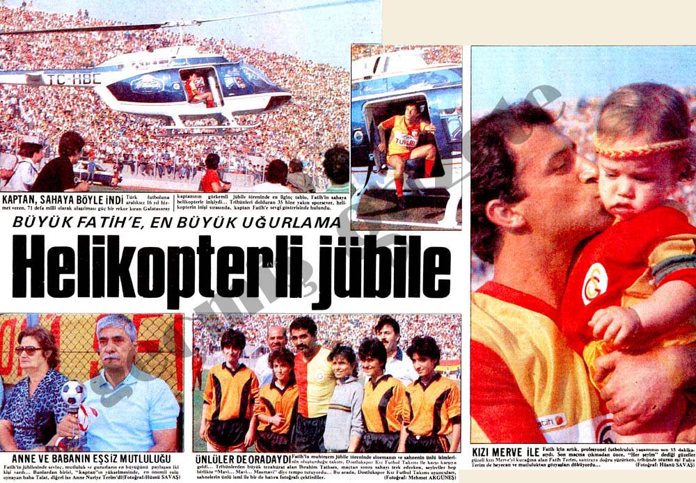 Esra Ermiş on Twitter: "Tarihte Bugün, Hürriyet Gazetesi 05 Ağustos 1985 -  Fatih Terim jübile yaptı. Fenerbahçeli @imparatoribo da o maçta… "