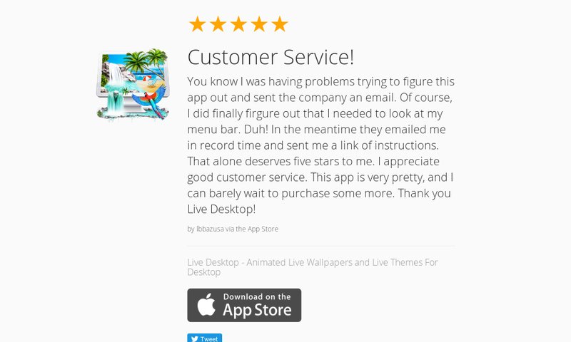 macappstudio's tweet photo. 5 Star Review: "Customer Service!: You know I was having problems trying to figure this ap…" https://t.co/iJlnXEw68b https://t.co/3kl4aZOeZO