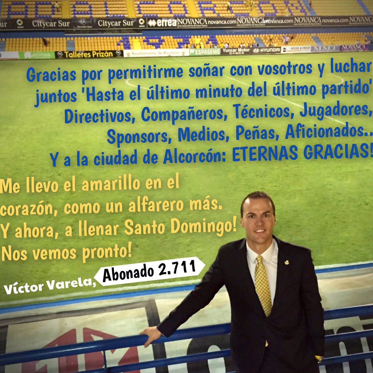 Gracias de corazón! #NosvemosenSantoDomingo #VamosAlcor