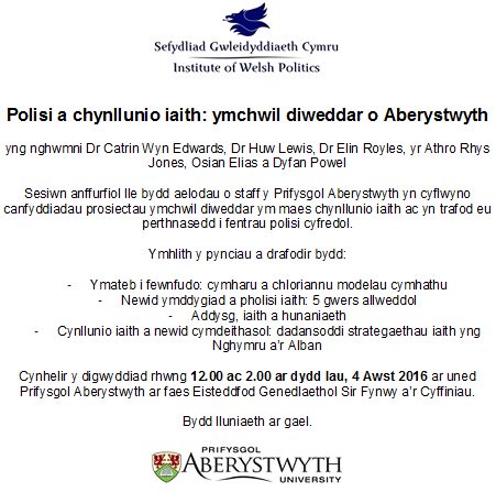 sefydliad's tweet photo. 12.00 heddiw: a yw strategaethau iaith @LlywodraethCym yn ystyried effaith newidiadau cymdeithasol? #ymchwiliaith https://t.co/CyVvcr7k9V