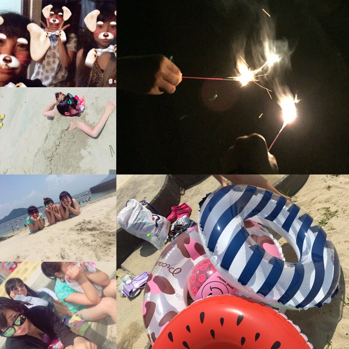 kobayashi0604's tweet photo. 7.31→泡フェス in広島,江田島花火
8.1→海 (水尻)
8.2→イオンモール府中
泡フェスほんとやばかった楽しすぎ😆✨海の日も暑くて焦げたけど楽しかった!!最終日は美味しいもの食べて飲んで買いたいもの買えたけ満足💞 https://t.co/IxHucNF07Y