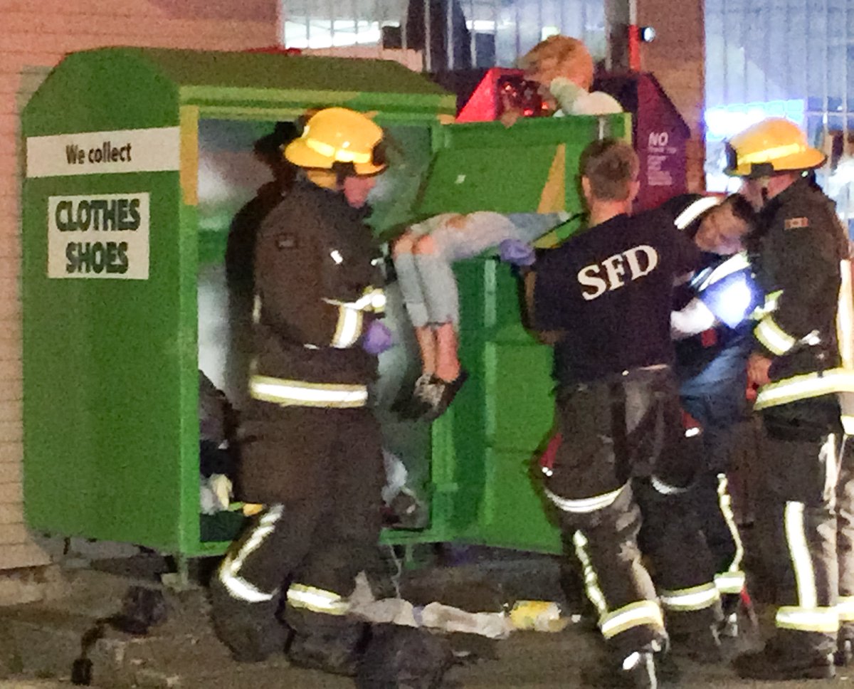 Woman died after being trapped in a clothes donation bin SpaceBattles
