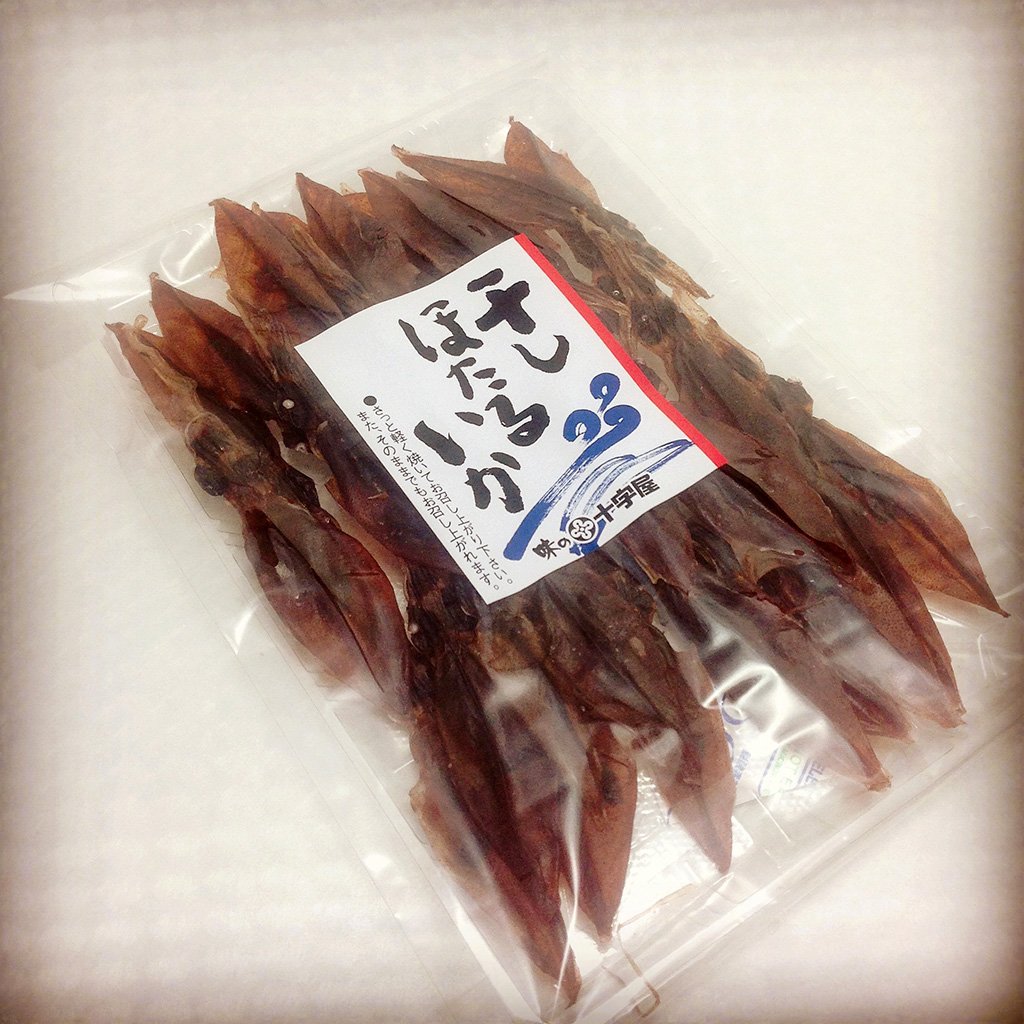 いしカバくん Sur Twitter 8w8 ﾎﾀﾙｲｶ 味の十字屋さんの 干しほたるいか は はらわたを残したまま丸干しにしとるんやよ ちょっぴり炙ったら最高のおつまみになるんやって 石川県 金沢 お土産 Ishikawa Kanazawa