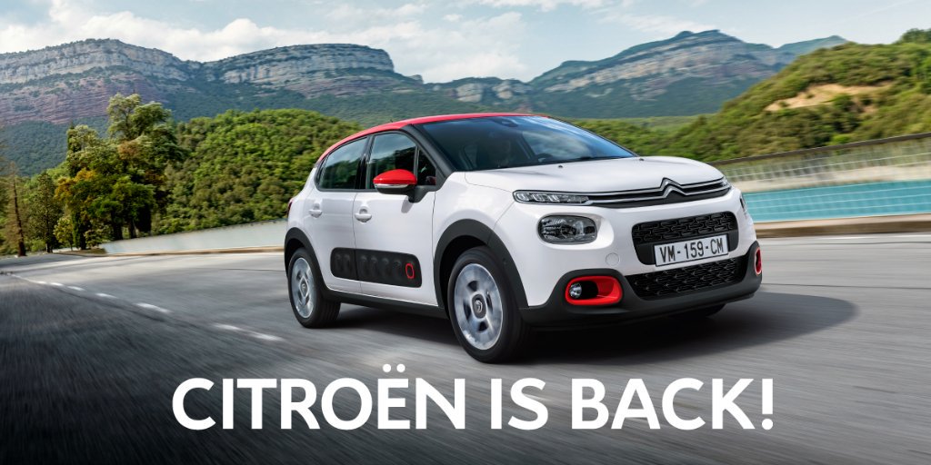 AutobaseUK's tweet photo. "With the new #CitroënC3, the Citroën brand is back!" XP #LT https://t.co/5ZrAGnYxMs