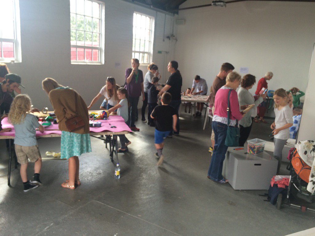 Family workshops in full swing - open until 12 today. <a href="/ShoutOutShepway/">Shout Out! Shepway</a> @shepwaydc  <a href="/CQ_folkestone/">Creative Quarter</a> <a href="/lovefolkestone/">Love Folkestone</a>