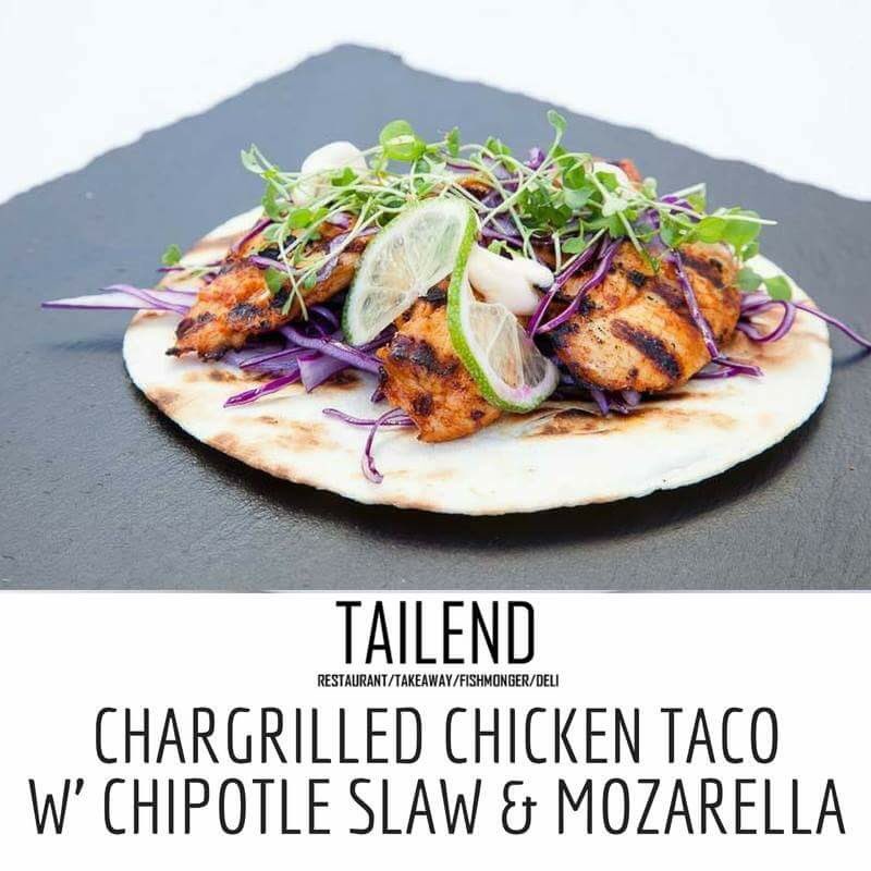 TheTailend's tweet photo. Tailend Tacos are THE best!Chargrilled chicken w' chipotle slaw &amp; Mozarella 😋 3.50 each or enjoy 2 &amp; chips for 8.95 https://t.co/2hyiQ4i9T8