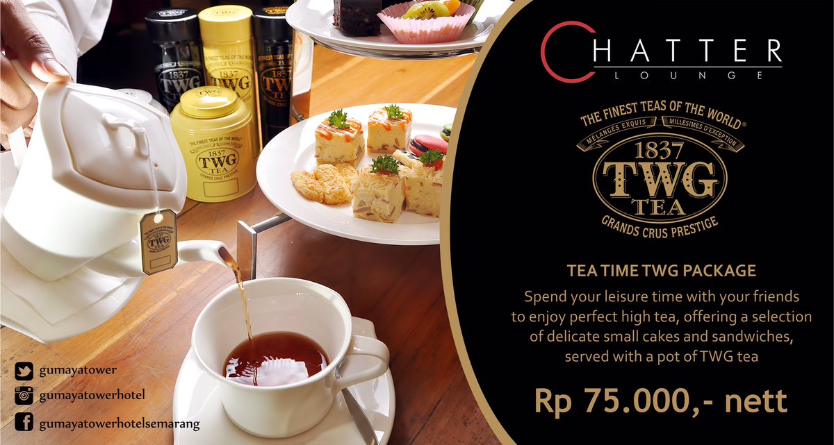 Need a breather from a hectic work week? Reward yourself with afternoon high tea @chatterlounge_gumaya
