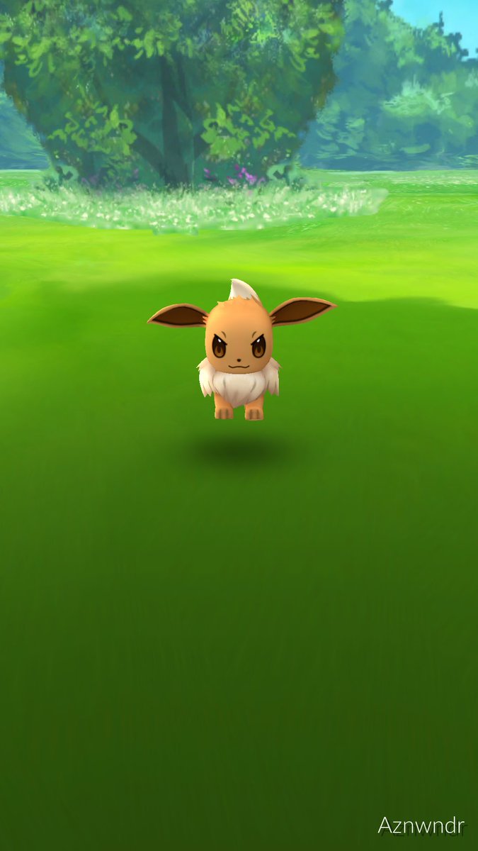 Pokegoblog's tweet photo. Angry Eevee alert! #PokémonGO #pokemon #Eevee https://t.co/kT39ItV1R8