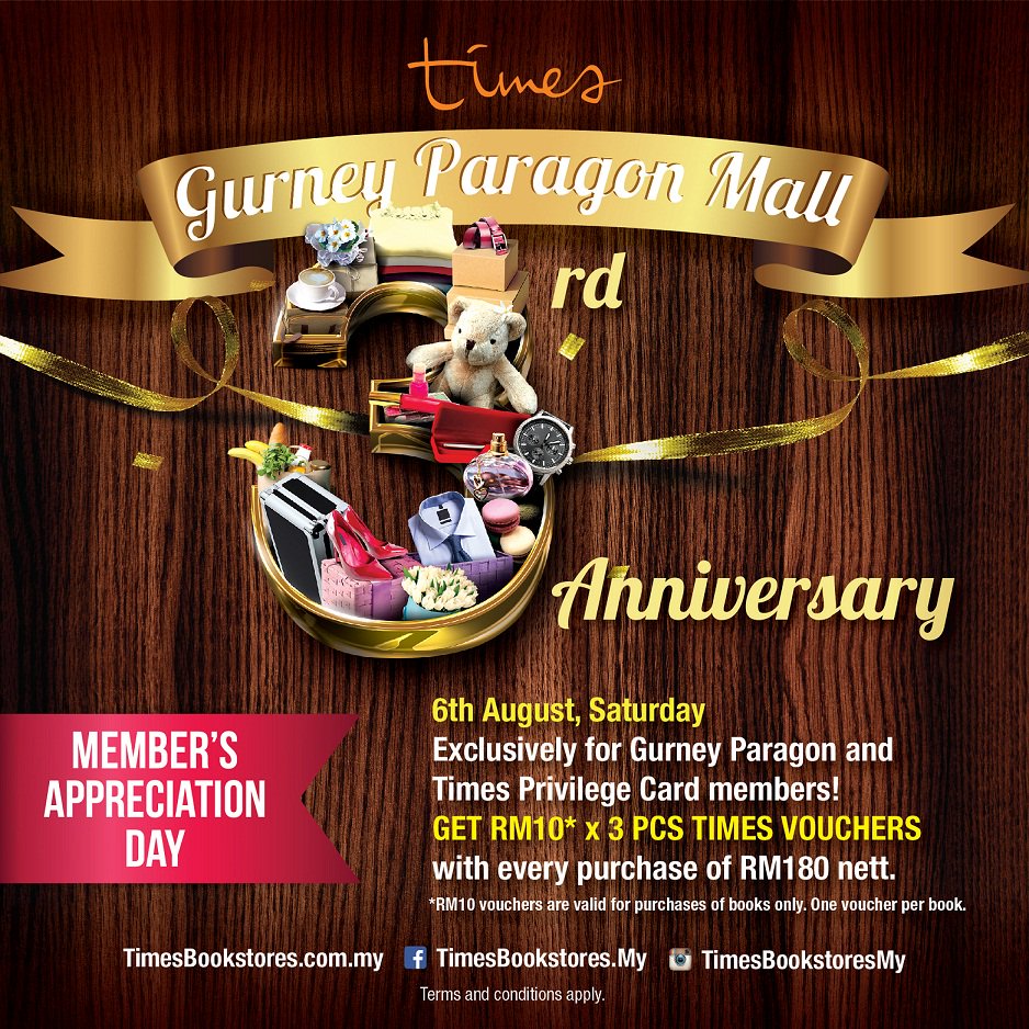 ThroughTimes's tweet photo. 6/8/16 Gurney Paragon Member's Appreciation Day rewards for #GurneyParagon / #TPC card holders. Because we <3 ya! https://t.co/pvNDsO3XL4