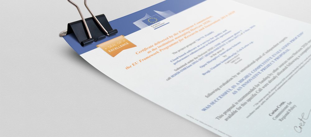 GetFieldify's tweet image. We proudly announce that Fieldify recieved a #SealofExcellence by the @EU_Commission: goo.gl/veQ5wa