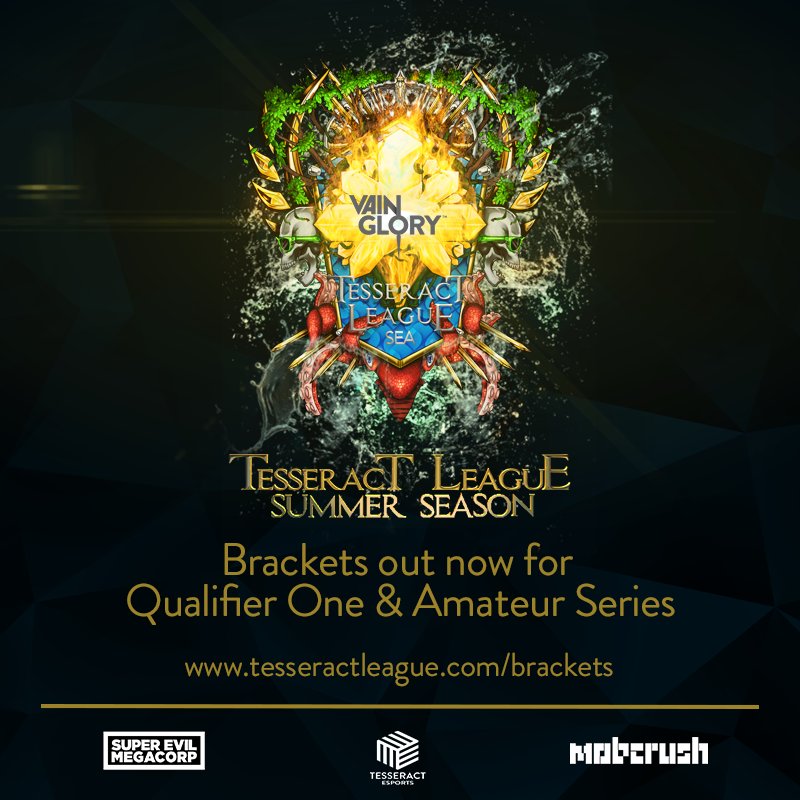 TESeSports's tweet photo. Brackets out now for Qualifier One & Amateur Series of @vaingloryesport Tesseract League. https://t.co/qrB9JkVzx2 https://t.co/cKt8kELL3d