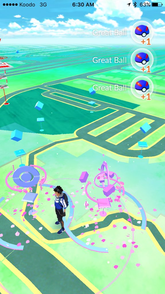 mistabars's tweet image. Pokestops litttt, catching everything I see today #PokemonGO
