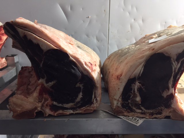 suffolkfoodhall's tweet photo. OH MY - Rib of Beef!! These two are 3 weeks into the aging process so patience required to get them to 30 days!! https://t.co/xQufLKRBpH