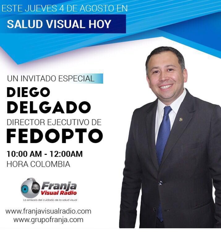 FedoptoBogota's tweet photo. Hoy nuestro director ejecutivo @diegodelgado75 nos habla sobre #ColegioFedopto en @FranjaVisual La cita 10:00 am. https://t.co/HhTN6FhjBt
