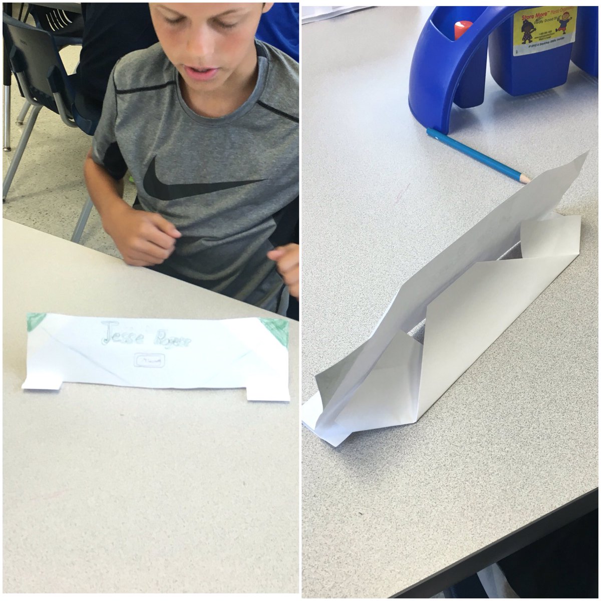 HeatherKorrell's tweet photo. Awesome #innovation while making name plates today! First day of #GCBSTEMLab #GCBruinSucess #HCSMakeitcount https://t.co/0XTuxl4zMA