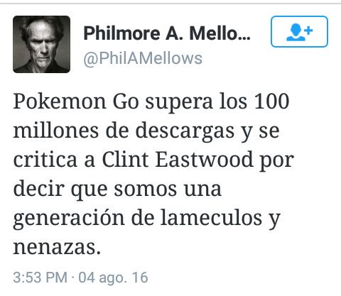 SnowFey's tweet image. Pray for el cacao mental del fanboy de Clint Eastwood