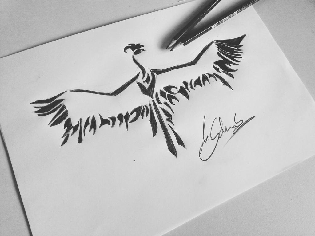 Schmalz16's tweet photo. #Phoenix #art #kunstwerk #tribal #abstract #tattoo #fun https://t.co/TllwIc8P2X
