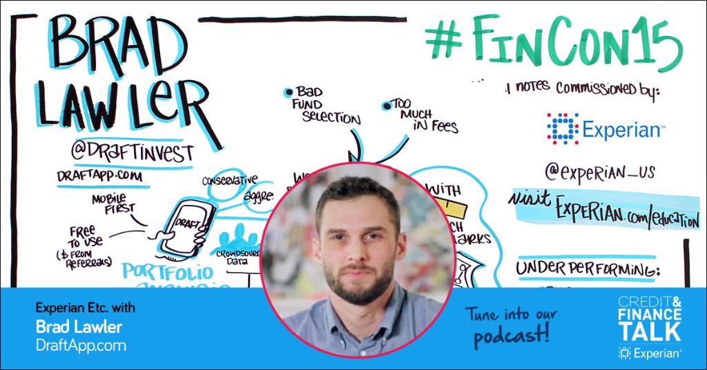 Experian_US's tweet photo. #TBT Brad Lawler of @DRAFTinvest at #FinCon15 chatting about how Draft redefines investing: https://t.co/4O5i78F2mY https://t.co/b5FfacjlOa