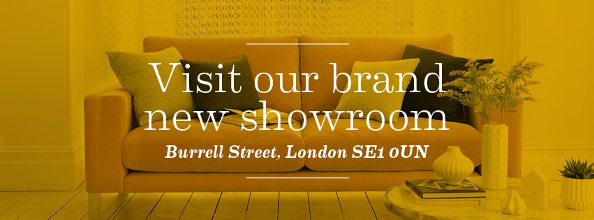sofadotcom's tweet photo. #HelloBankside! Come and visit our newest London showroom https://t.co/HDu0CWz5j9 https://t.co/0RV9LABouO