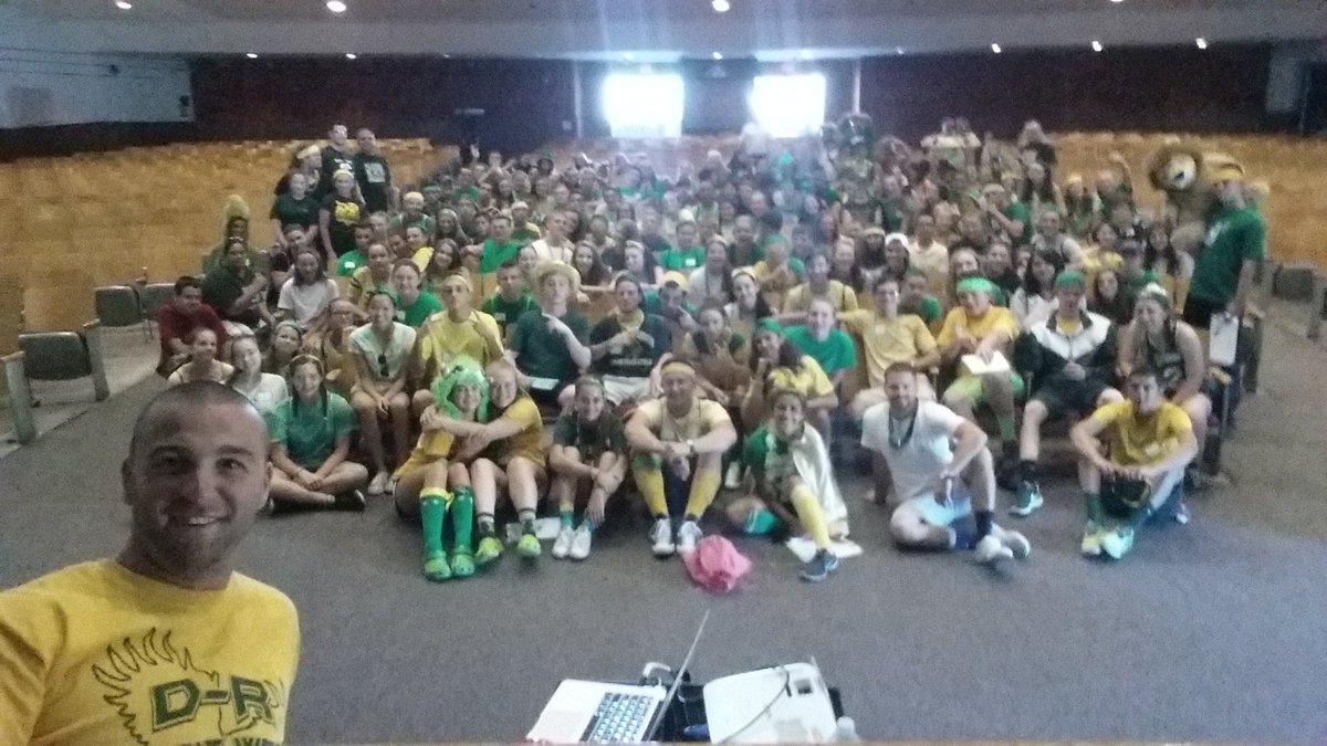 DRHighSchool's tweet photo. #TheyAreReady #DRPride #FreshmanTransition2016 #Falcons #GreenAndGold #2020Falcons @DRStudents https://t.co/9DFnWruZsJ