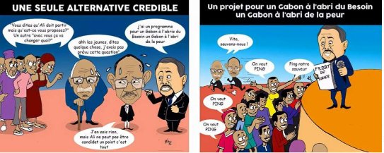 B__arnaud's tweet photo. Cette caricature ne sert pas la candidature unique au #Gabon elle montre pas une opposition unie & forte c triste https://t.co/IdXghz9n05