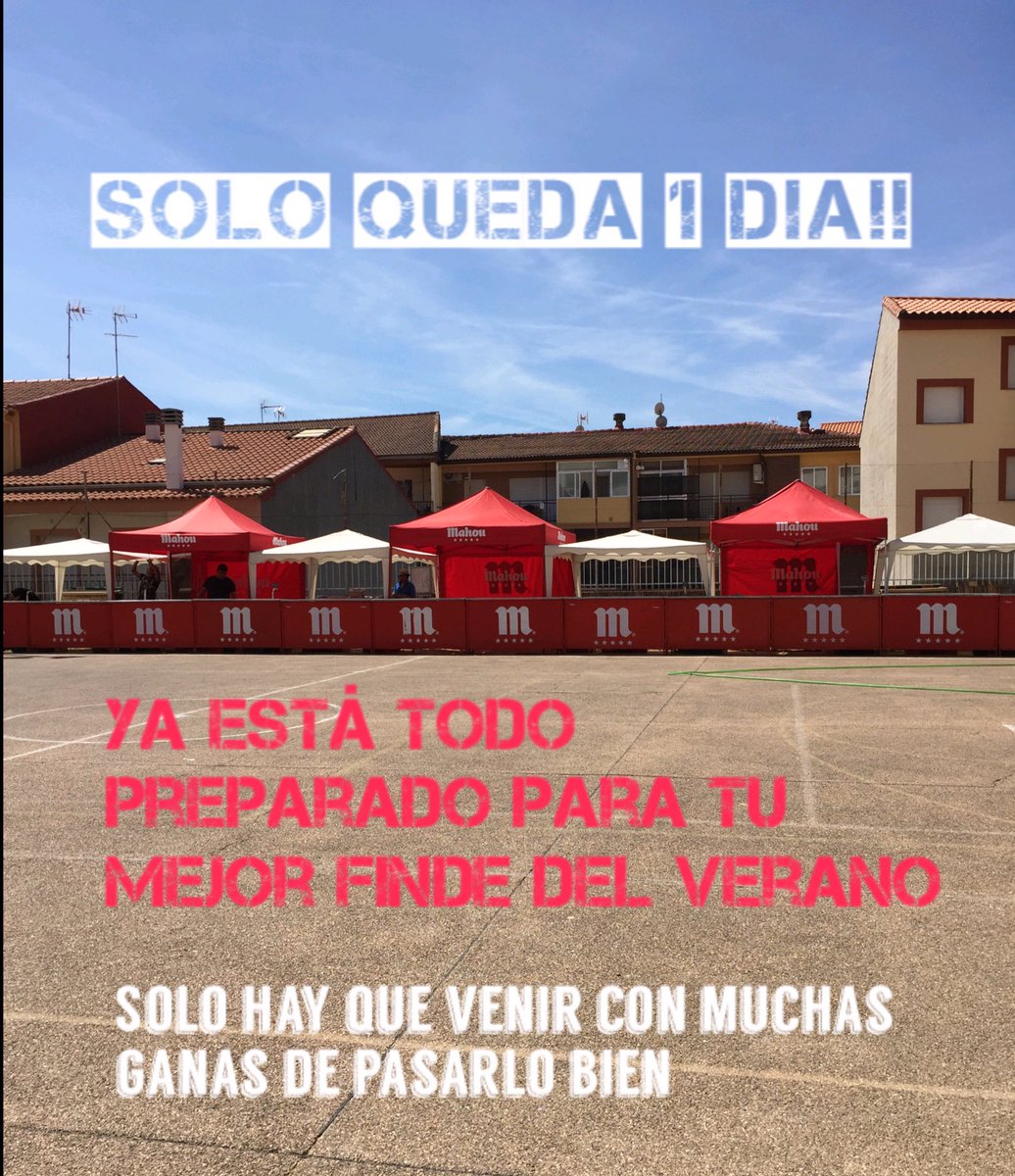 Ya no queda nada para el mejor #finde del #verano en #Verasummer #festival con <a href="/lafugarock/">La Fuga</a> <a href="/soraya/">Soraya </a>