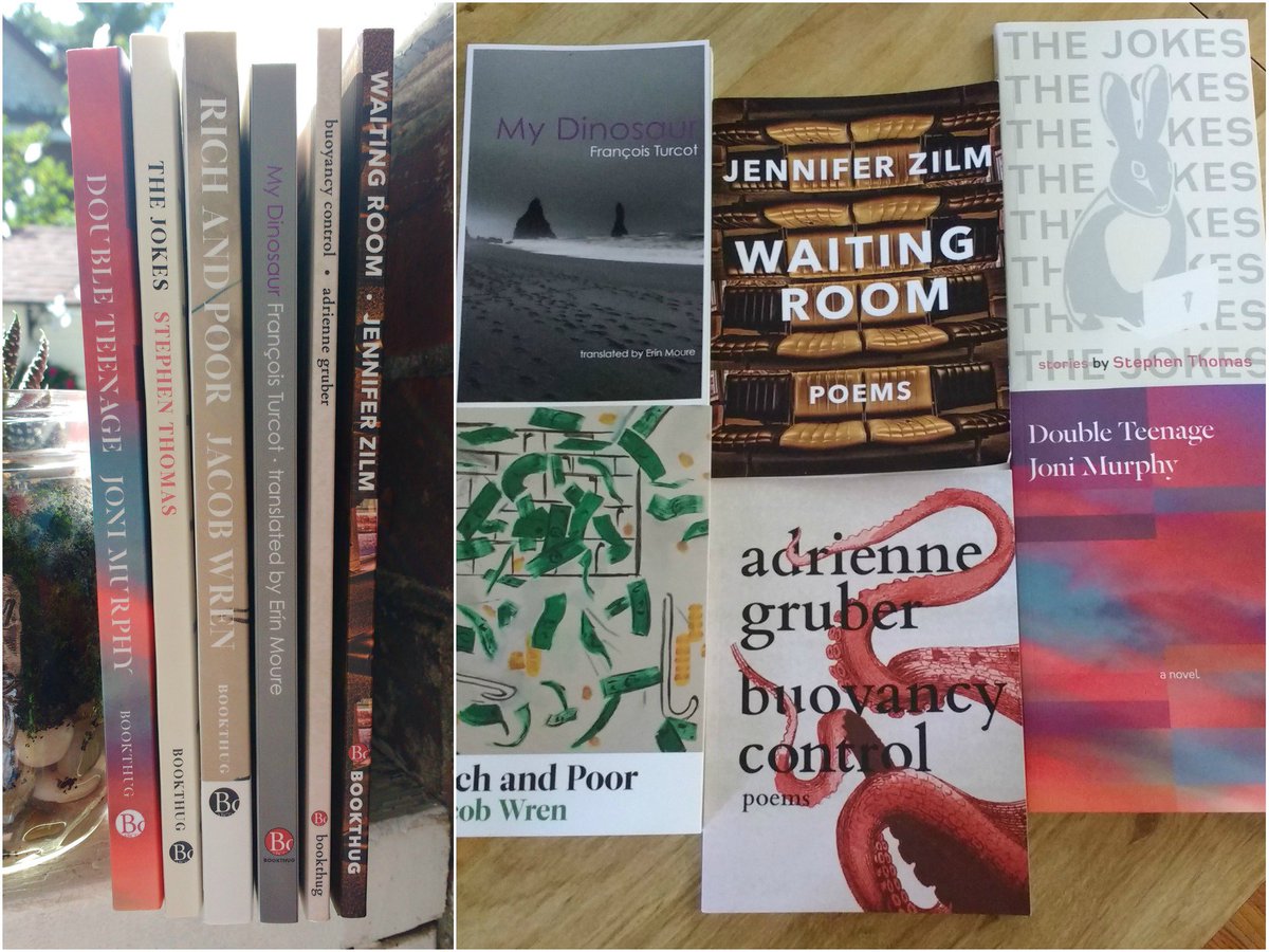 2/2 Francois Turcot (<a href="/ErinMoure/">Erín Moure (Хамуляк)</a>), &amp; <a href="/JenniferZilm/">jenniferz</a>! @Bookthug is one of 33 donating presses!