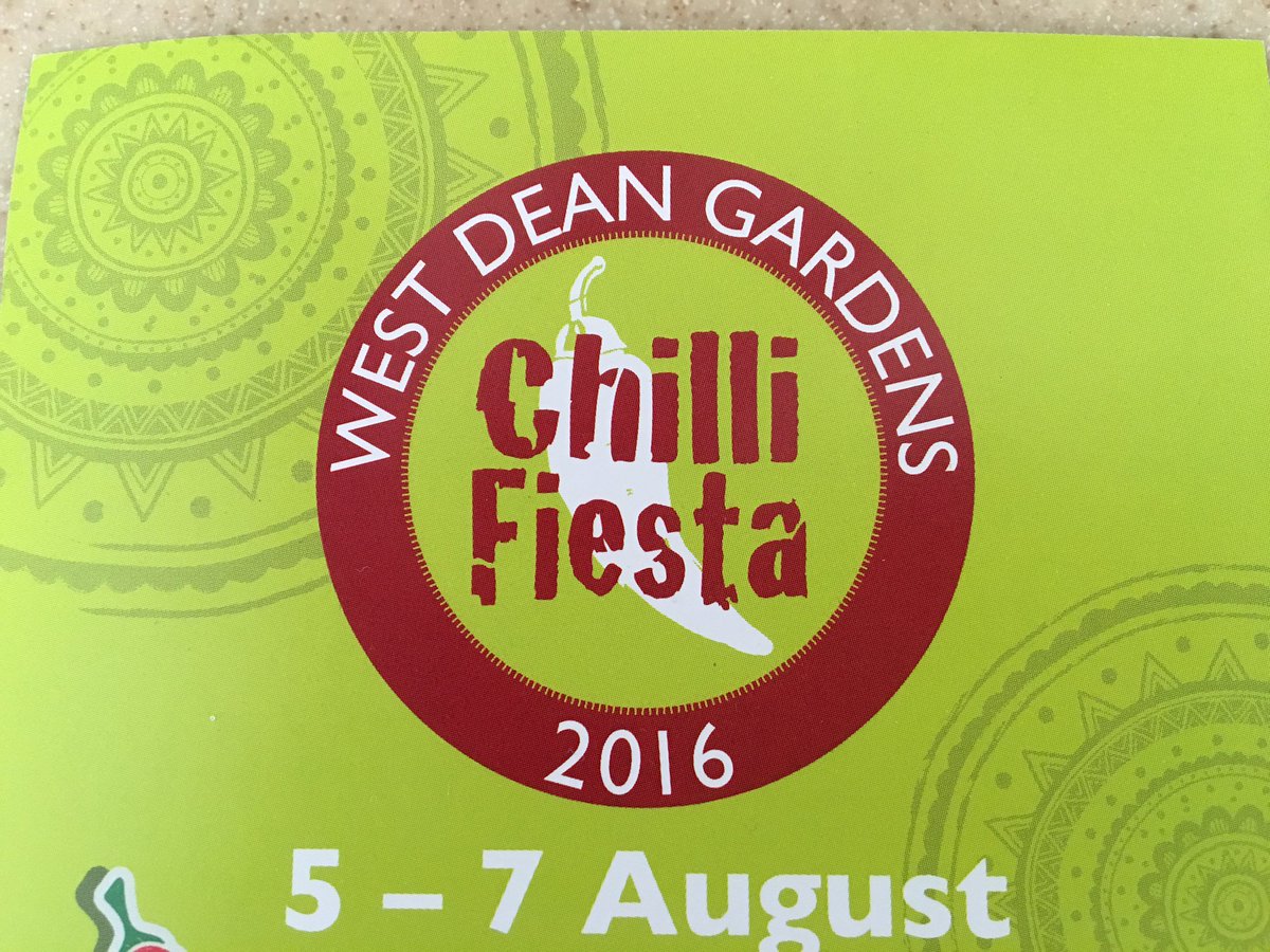 Ready to 'partay' at <a href="/westdeancollege/">West Dean College</a> #chillifiesta this weekend!