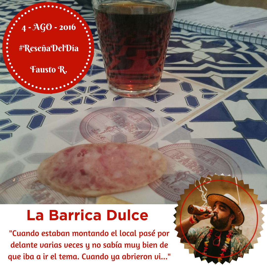 La #ReseñaDelDía de <a href="/Faust_RG/">Fausto RG 🌌⛺🏜🏞⛐🔚</a> se va para <a href="/labarricadulce/">Francisco Dominguez</a> ;) ¿Te hace un vino? buff.ly/2aSIEE3