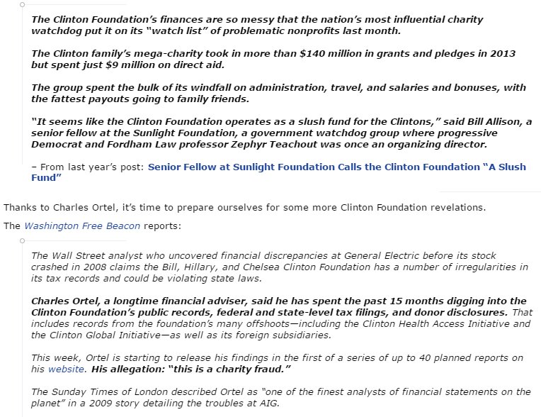 rightvoicenow's tweet photo. #CrookedHillary KEEPS 90% OF @ClintonFdn MONEY
~ A SLUSH FUND
#Guccifer2 & #WikiLeaks DOES CORRUPT MEDIAS JOB
AGAIN!
https://t.co/2saWiQx3I5